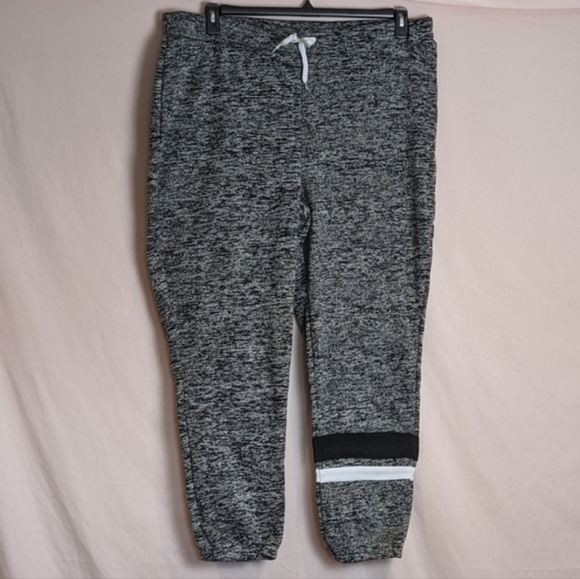 Love New York Gray Drawstring Waist Fleece Jogger Sweatpants size 4X - Picture 1 of 7